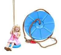 Balancín de cuerda de escalada, columpio para niños, columpio para exteriores, de plástico estable, resistente a la intemperie, columpio colgante para niños, para exteriores e interiores, soporta