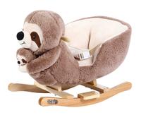 Balancín de madera perezoso con bebé para niños