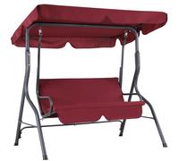 Balancín jardín Hollywood granate techo ajustable