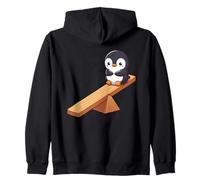 Balancín Lindo pingüino Amistad Patio Sudadera con Capucha