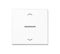 Balancín para botón KO, flechas - Placa de cubierta para persiana veneciana blanca