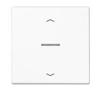 Balancín para botón KO, flechas - Placa de cubierta para persiana veneciana blanca