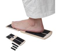 Balancing Board Fitness - Professional Wooden Balance, Wood Workout Board | Core Stability Training Accessory, Balance B́oard for Exercise Yoga Pilates Home Gym Strength Coordination