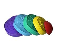 Balancing Stones for Kids - WaveShaped Stepping Stones for Children | Sensory Toys Stepping Stone | 5 unidades Balance Stone Obstacle BalancingStones no deslizantes textura Colored Sensory Training