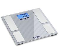 Balanza analítica corporal de diseño [Kern MFB 150K100] para la determinación del peso corporal, la grasa corporal ..., Campo de pesaje [Max]: 182 kg, Lectura [d]: 100 g