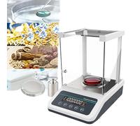 Balanza analítica de 100/120/200/220 g, digital de alta precisión de 0,0001 g (0,1 mg), calibración automática, interfaz RS-232, uso dual CC/CA, impresión de datos,120g