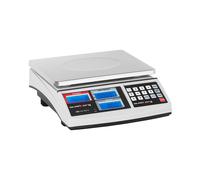 Balanza cuentapiezas - 30 kg / 1 g - 21 x 27 cm - 3 LCD | Steinberg Systems