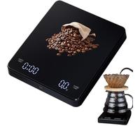 Balanza De Café Con Temporizador | Accesorios De Cocina De Precisión,Báscula Digital Café Filtro | Para Over Pesaje Pastelería Cocina Casa Apartamento Restaurante