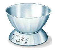 Balanza de cocina Beurer KS 54 - bol inox, temporizador, termómetro