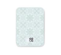 Beurer KS 19 Vintage balanza de cocina digital, capacidad de hasta 5 kg (división precisa de 1 g), báscula doméstica con sensor táctil, báscula para alimentos incl. pilas, ultrafina, diseño vintage