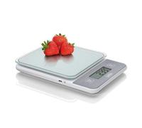 Báscula de cocina Laica KS1320 5kg 1g Recargable Vidrio templado LCD USB Plata