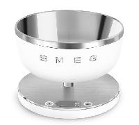 Smeg KSC01WHMWW Báscula de cocina Digital 5kg Blanco Mate - Bol extraible - Recargable
