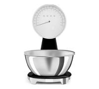 Smeg KSF01BLWW Báscula de cocina Analógico y Digital 5kg Negro - Bol extraible - Recargable