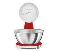 Smeg KSF01RDWW báscula de cocina Cromo, Rojo Encimera Báscula electrónica de cocina