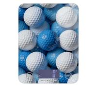 Balanza de golf azul y blanca con pantalla LCD, para alimentos, cocina, 11 libras/0 18 onzas, 5 kg/5 g, báscula digital en gramos y onzas con 4 unidades para dietas (pilas no incluidas)