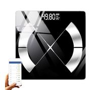 Balanza de grasa corporal - Monitor de 10,24 pulgadas | Vidrio templado ABS - Balance de peso personal para ancianos, adultos, embarazo, hogar, viajes, oficina, condición p