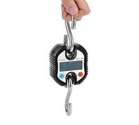 Balanza de grúa profesional, portátil, digital, 150 kg, balanza de colgar, mini gancho electrónico, balanza para pesaje de equipaje, hogar, granja, fábrica, caza, aire libre, etc.(Negro)