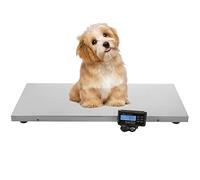 Balanza de paquetes, 103 x 53 cm, báscula de envío, báscula veterinaria, báscula industrial, báscula digital, pantalla grande, rango de pesaje 150-300 kg