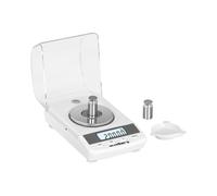 Balanza de precisión digital - 50 g - 0,005 g / 50 g - ø 60 mm - protección contra viento | Steinberg Systems