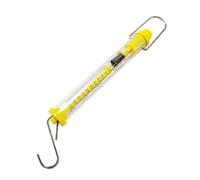 Balanza de resorte para laboratorios físicos, báscula de resorte de 9,84 pulgadas, 120 G Newton, medidor de fuerza, báscula de tubo, equipo 10N para educadores para profesores, estudiantes, educadores