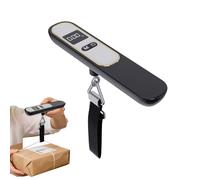 Balanza de viaje digital | Báscula electrónica de 50 kg con gancho y pantalla LCD - para acampar, senderismo, , viajes en coche,