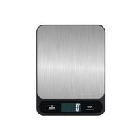 Balanza Digital, Báscula de cocina digital de 10 kg Báscula de peso en gos for hornear, pantalla digital LCD Báscula de mesa electrónica Báscula de alimentos for dieta saludable personal(Black 10KG)