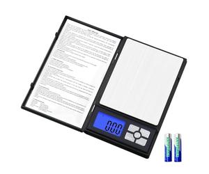 Balanza Digital de Bolsillo 0.01g Precisión,500g bascula de Alta Precisión, Peso Digital de Cocina Gram y OZ para Alimentos, Joyería, Café, Hornea.