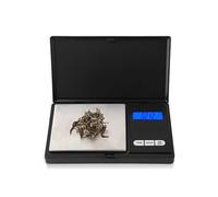 Balanza Digital de Bolsillo 500g Mini Balanza Portátil de Precisión, Balanza Digital con Pantalla LCD Retroiluminada, para Oro, Joyería, Alimentos, Medicamentos HDWR wagPRO-A500GB