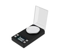 Balanza digital, Mini báscula Digital de 100g/50g/20g/10g, báscula de bolsillo 0.001 de alta precisión, peso de equilibrio de gramos de oro for joyería for laboratorio de hierbas medicinales(100g)