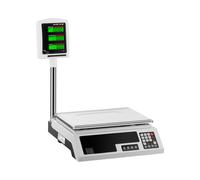 Balanza digital para control - 30 kg / 1 g - 34 x 23 cm - pantalla elevada 6 LCD | Steinberg Systems