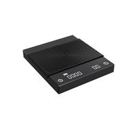 Balanza digital, Vierta sobre la báscula de café y espresso, báscula electrónica con temporizador automático, báscula de cocina de 0,1g/2kg(Nero)