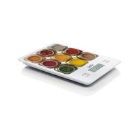 Balanza electrónica de cocina, blanco especias 5 kg.