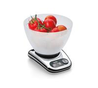 Balanza de cocina digital en acero con BOL Laica BX9240 peso máximo 5 kg, batería incluida, función TARA.