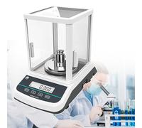 Balanza electrónica de Laboratorio, balanza analítica de 0,001 g, con calibración automática, impresión de Datos, para pesaje Digital, Laboratorio y Cocina (300g)
