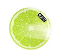 Balanza Electrónica Doméstica Verde Pantalla LED Grande y Vidrio Templado | Diseño Creativo y Práctico, Función Automática, Capacidad 0,2 a 180kg, Graduación de 50g