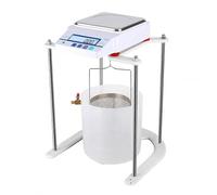 Balanza Hidrostática Electrónica, Balanza para Medición de Densidad de Sólidos, Sensor de Respuesta Rápida, Pies Ajustables, Graduación de 0.1 g, para Institutos, Universidades(5kg/0.1g)