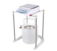 Balanza hidrostática electrónica, báscula hidrostática digital industrial de 0.1 g con pantalla LCD, rango de 5, 10 y 15 kg, balanza de laboratorio con patas ajustables, para una medición(5kg/0.1g)