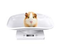 Balanza LCD para mascotas, báscula digital LCD para mascotas con retroiluminación | Gadget de cocina doméstica, refugio para mascotas, bandeja de altura, escala de