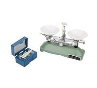 Balanza mecánica Paullice-200 g/0,2 g Balanza mecánica de bandeja con pesas para herramienta de enseñanza de laboratorio de física química