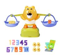 Balanza para, juguetes de conteo de equilibrio - Divertidos juguetes de aprendizaje con 12 patos para niños pequeños - 30 tarjetas de doble cara, juguete educativo de conteo de números para aprender