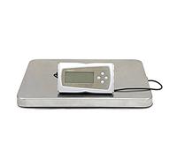 Balanza Postal Digital Electrónica de 200kg Báscula de Precisión (en kg/libras) en Acero Inoxidable para Pesar Paquetes de Envío,Cartas,Cajas+Correos,Paqueteria,con Pantalla LCD+Adaptador CA GRATIS