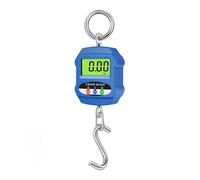 Balanzas colgantes, Báscula digital LCD con gancho for colgar, mini básculas for grúa, carcasa de aleación de aluminio, uso industrial pesado(Blauw)