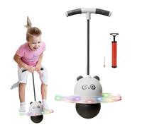 Balanzas Pulloper, Spring Trick Ball for Children-Panda Form Color Luminaires Ball-Non-Slip-Blance Toys for Children Outdoor Durante El Cumpleaños de Año Nuevo de Pascua