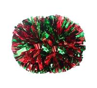Balas de animadores de plástico, Pompones De Porristas Multicolor 28cm Paquete De 6(Color 12)