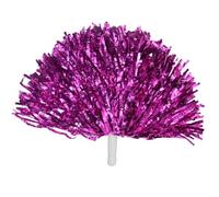 Balas de animadores de plástico, Pompones De Porristas Pack De 6 Multicolor(Rose Handle)