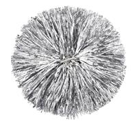 Balas de animadores de plástico, Pompones De Porristas Pack De 6 Multicolor(Silver Double Hole)