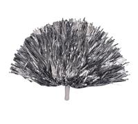 Balas de animadores de plástico, Pompones De Porristas Pack De 6 Multicolor(Silver Handle)