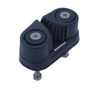 Balas de levas para la cuerda - tacos de cuerda de nailon pesado | Pantalla de levas no deslizantes para kayak, veleros y reformadores de pilates | Picket marine negro ligero (par) - bloqueo de cordón