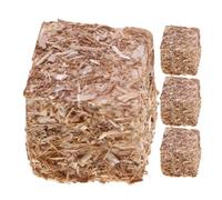 Balas de Paja, Balas de heno para decoración - Pajar de casa de muñecas pequeña de 4 Piezas - Balas de Paja Decorativas, Hayrick en Miniatura, Bloques de heno, Decoraciones de casa de muñecas para