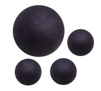 Balas de Squash genéricas - Bola de goma de alta elasticidad con puntos amarillos, 4 diseños pequeños huecos, rendimiento profesional, alta visibilidad | Equipo de entrenamiento para